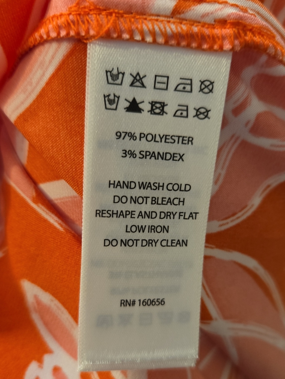 Sincerely Jules Orange / Pink Leaf-Print Maxi Skirt Large - Picture 5 of 5